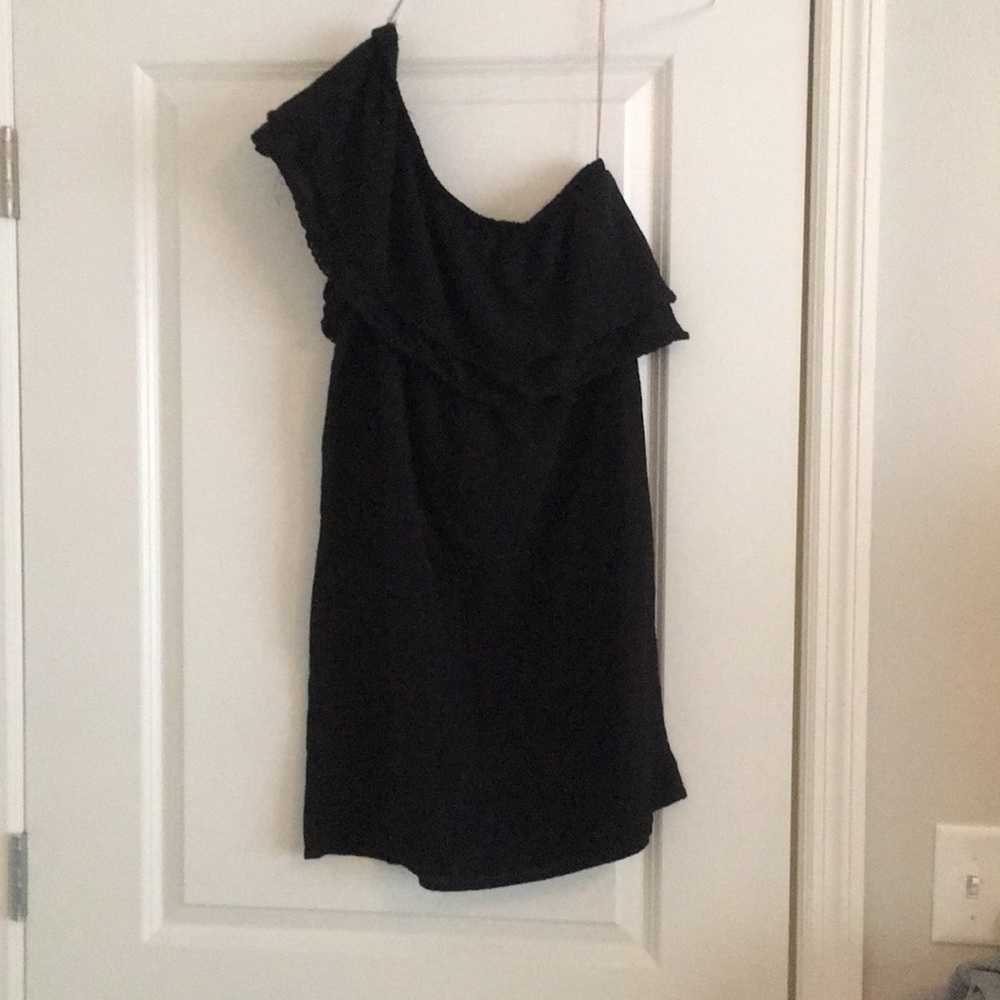 Black One Shoulder Dress